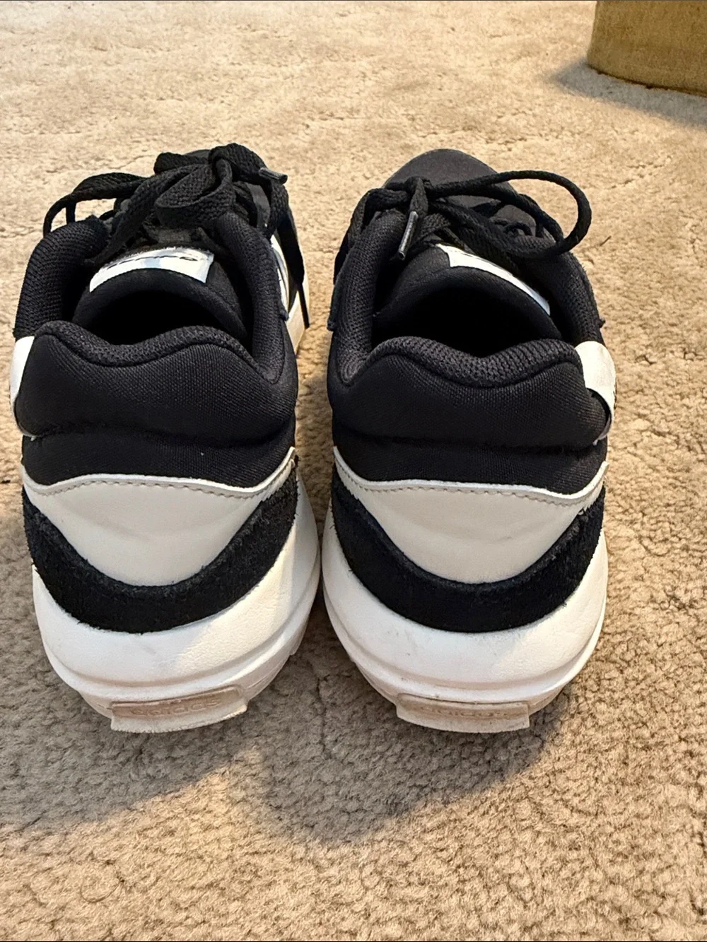 adidas Black and White Classic Trainers